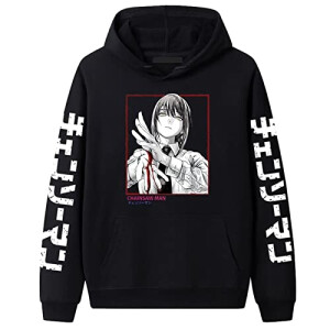 Sweat à capuche Aki, Makima - Chainsaw Man - noir homme/femme