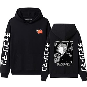 Sweat à capuche Aki, Makima - Chainsaw Man - noir homme/femme