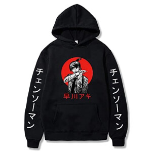 Sweat à capuche Aki - Chainsaw Man - noir homme/femme