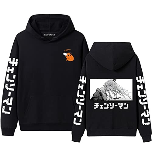 Sweat à capuche Power - Chainsaw Man - noir homme/femme