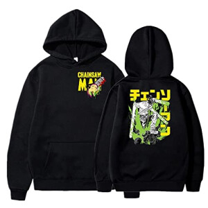 Sweat à capuche Denji, Aki, Makima, Power - Chainsaw Man - homme/femme