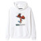 Sweat à capuche Akira blanc homme/femme - miniature
