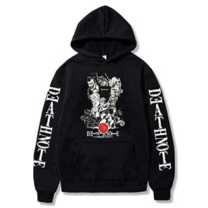 Sweat à capuche Light, Ryuk - Death Note - noir homme/femme