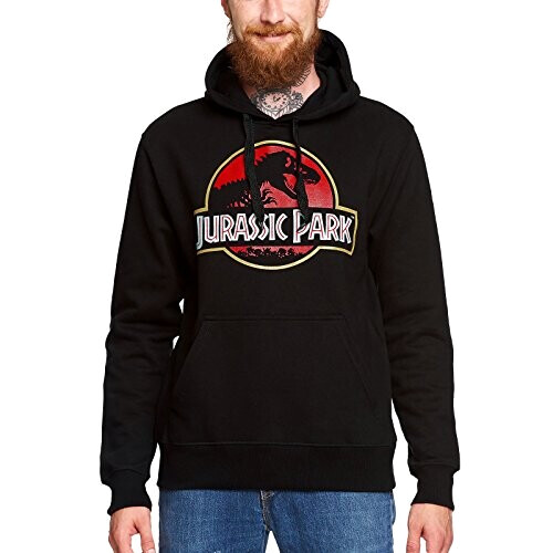 Sweat à capuche Jurassic Park noir homme