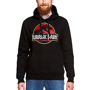 Sweat à capuche Jurassic Park noir homme