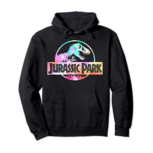 Sweat à capuche Jurassic Park noir homme/femme
