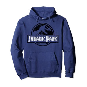 Sweat à capuche Jurassic Park bleu homme/femme