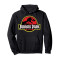 Sweat à capuche Jurassic Park noir homme/femme - miniature