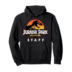 Sweat à capuche Jurassic Park noir homme/femme