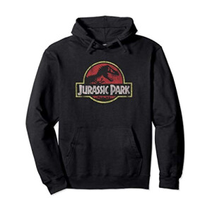 Sweat à capuche Jurassic Park noir homme/femme