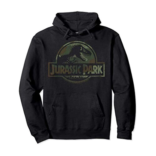 Sweat à capuche Jurassic Park noir homme/femme