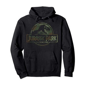 Sweat à capuche Jurassic Park noir homme/femme