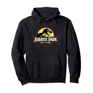 Sweat à capuche Jurassic Park noir homme/femme