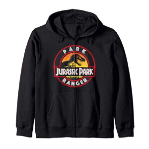 Sweat à capuche Jurassic Park noir homme/femme