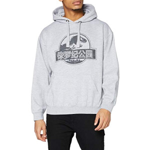Sweat à capuche Jurassic Park gris (sports) homme