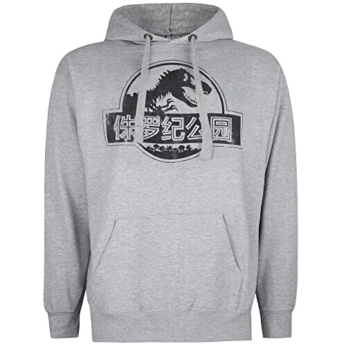 Sweat à capuche Jurassic Park gris (sports) homme variant 0 