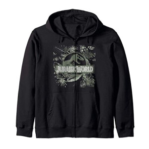 Sweat à capuche Jurassic Park noir homme/femme
