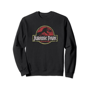 Sweat à capuche Jurassic Park noir homme/femme