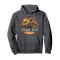 Sweat à capuche Jurassic Park gris homme/femme - miniature