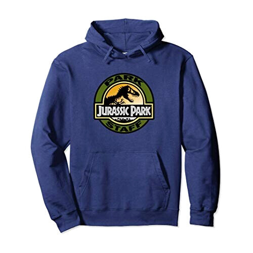 Sweat à capuche Jurassic Park bleu homme/femme
