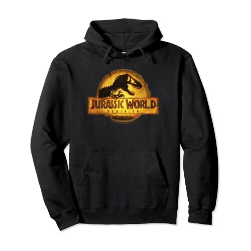 Sweat à capuche Jurassic Park noir homme/femme