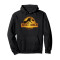 Sweat à capuche Jurassic Park noir homme/femme - miniature