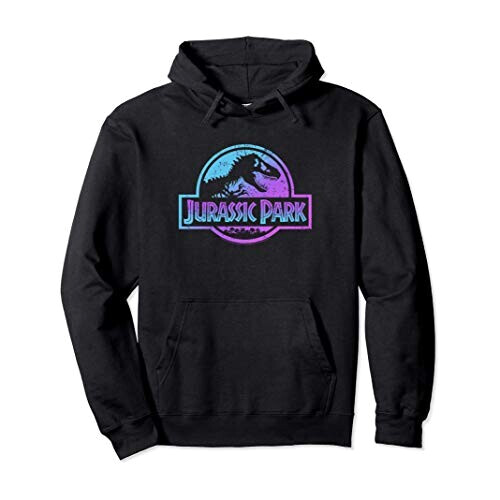 Sweat à capuche Jurassic Park noir homme/femme