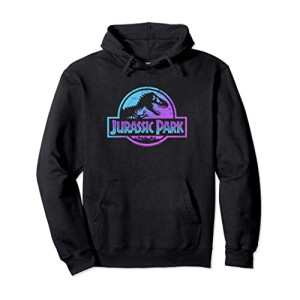 Sweat à capuche Jurassic Park noir homme/femme