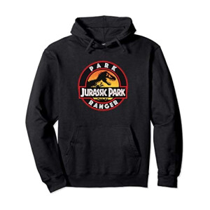 Sweat à capuche Jurassic Park noir homme/femme
