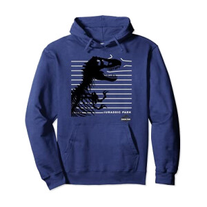 Sweat à capuche Jurassic Park bleu homme/femme