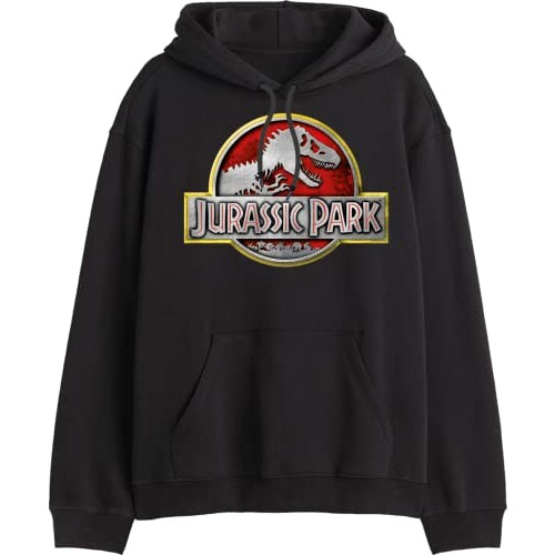 Sweat à capuche Jurassic Park noir homme