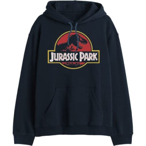 Sweat à capuche Jurassic Park navy homme