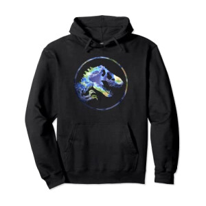 Sweat à capuche Jurassic Park noir homme/femme