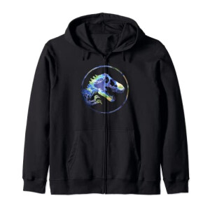 Sweat à capuche Jurassic Park noir homme/femme