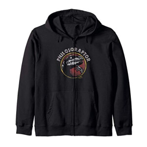 Sweat à capuche Jurassic Park noir homme/femme