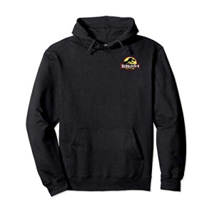 Sweat à capuche Jurassic Park noir homme/femme