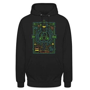 Sweat à capuche Walter White - Breaking Bad - noir homme/femme