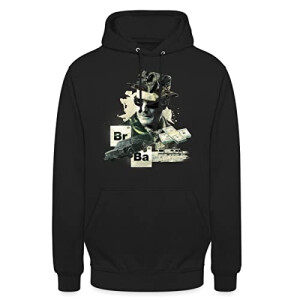Sweat à capuche Walter White, Heisenberg - Breaking Bad - noir homme/femme