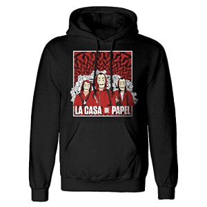 Sweat à capuche La casa de papel noir homme/femme