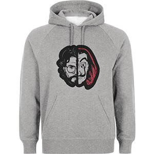 Sweat à capuche Le professeur - La casa de papel - gris homme/femme