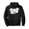 Sweat à capuche Dumbo noir homme/femme - miniature