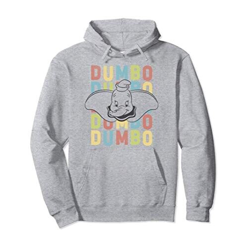 Sweat à capuche Dumbo gris homme/femme