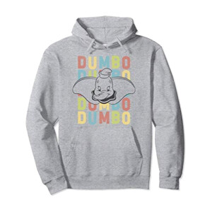 Sweat à capuche Dumbo gris homme/femme