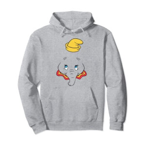 Sweat à capuche Dumbo gris homme/femme