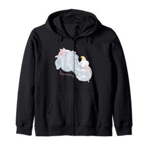 Sweat à capuche Dumbo noir homme/femme