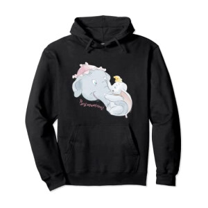 Sweat à capuche Dumbo noir homme/femme