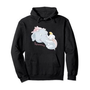 Sweat à capuche Dumbo noir homme/femme