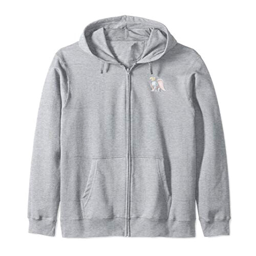Sweat à capuche Dumbo gris homme/femme