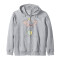Sweat à capuche Dumbo gris homme/femme - miniature