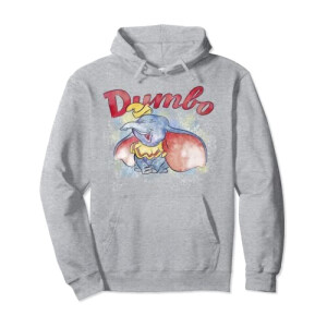 Sweat à capuche Dumbo gris homme/femme